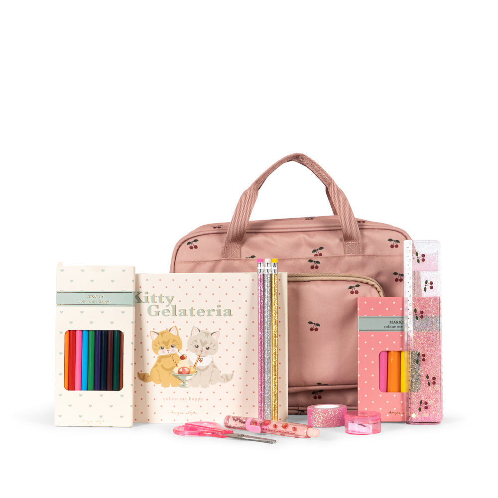 Konges_Sløjd_Reisetaschen_Set_Holiday_essential_bag_cherry_