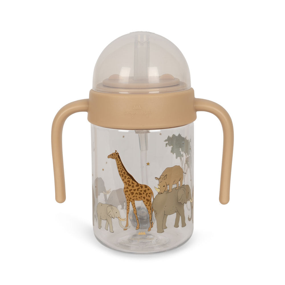 Konges_Sløjd_Trinkbecher_Handgriffen_Strohhalm_Safari__ks103730-p10084_1