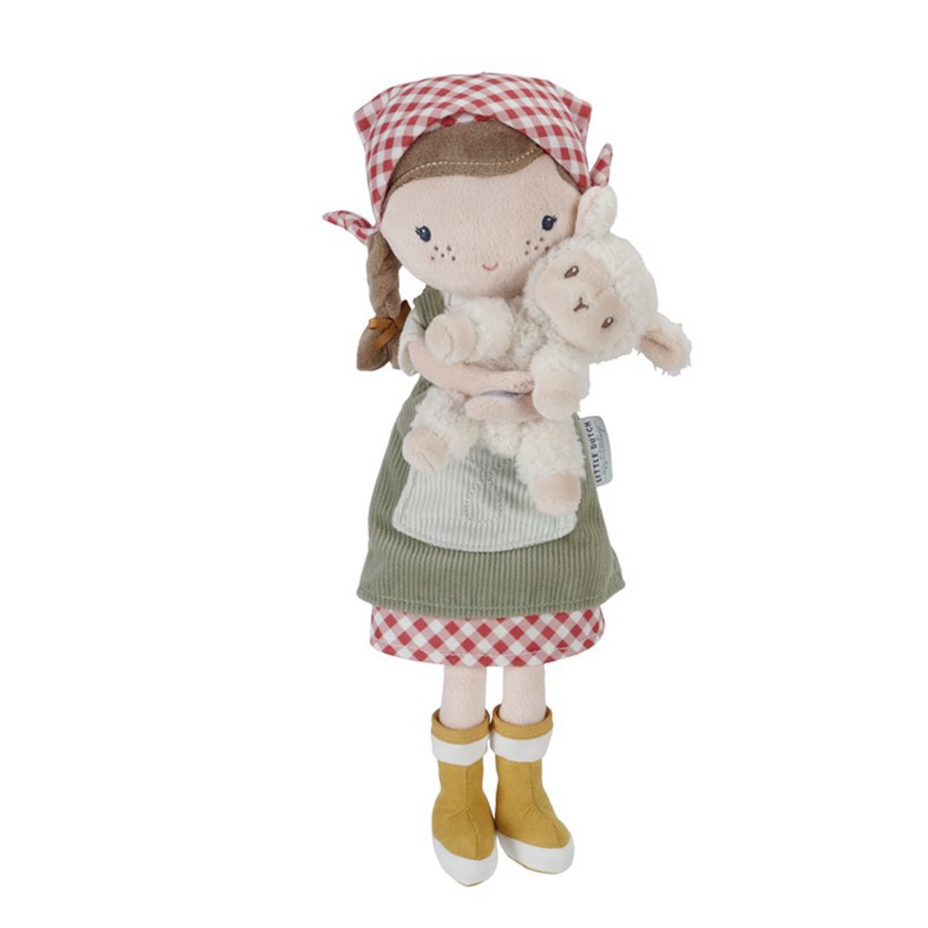 Little Dutch Kuschelpuppe Bäuerin Rosa mit Schaf LD4565