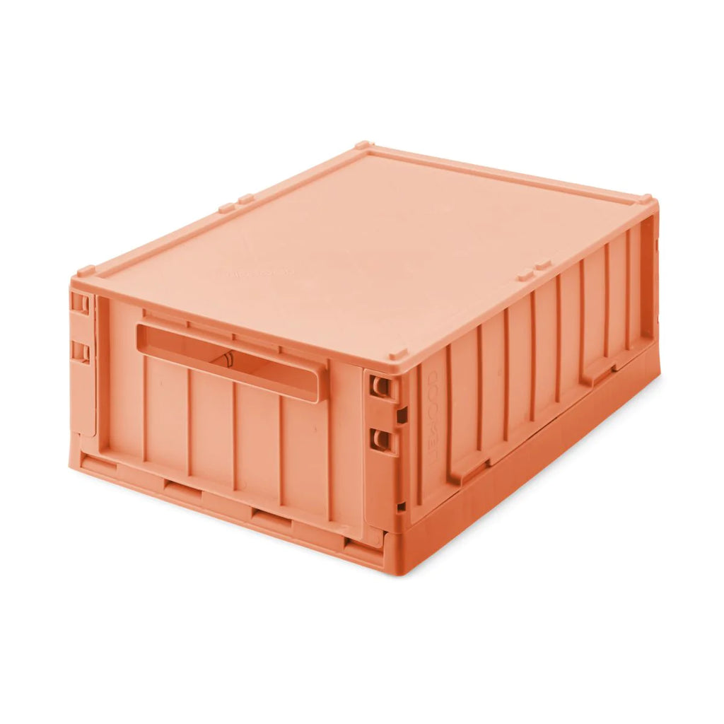 LIEWOOD - Foldable storage boxes Weston L with lid Tuscany rose