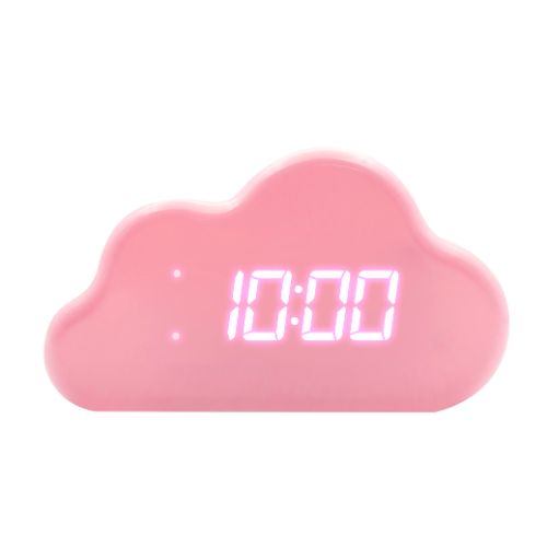 Lalarma Copenhagen Digitaler Wecker Wolke Rosa