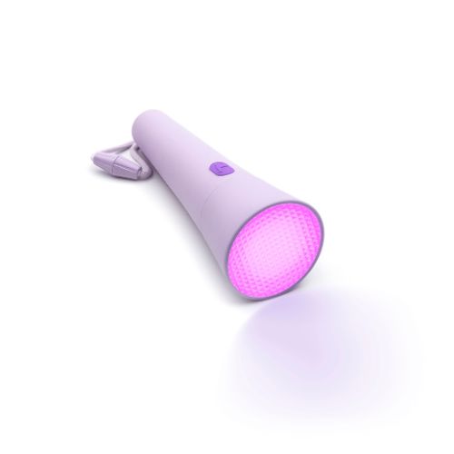Lalarma Taschenlampe dimmbar mit Farbwechsel Purple Violett