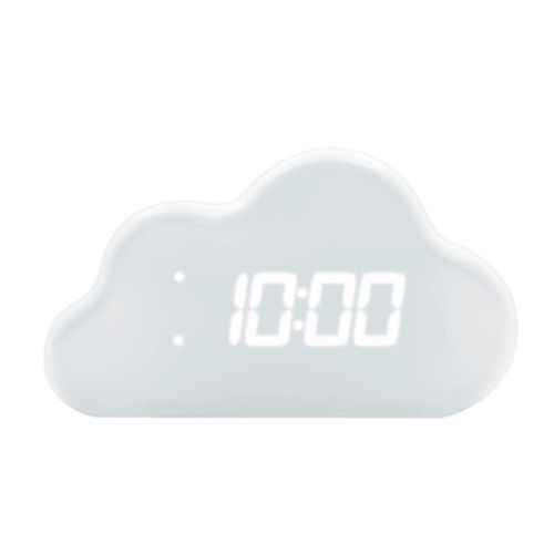Lalarma Copenhagen digitaler Wecker Wolke Weiss