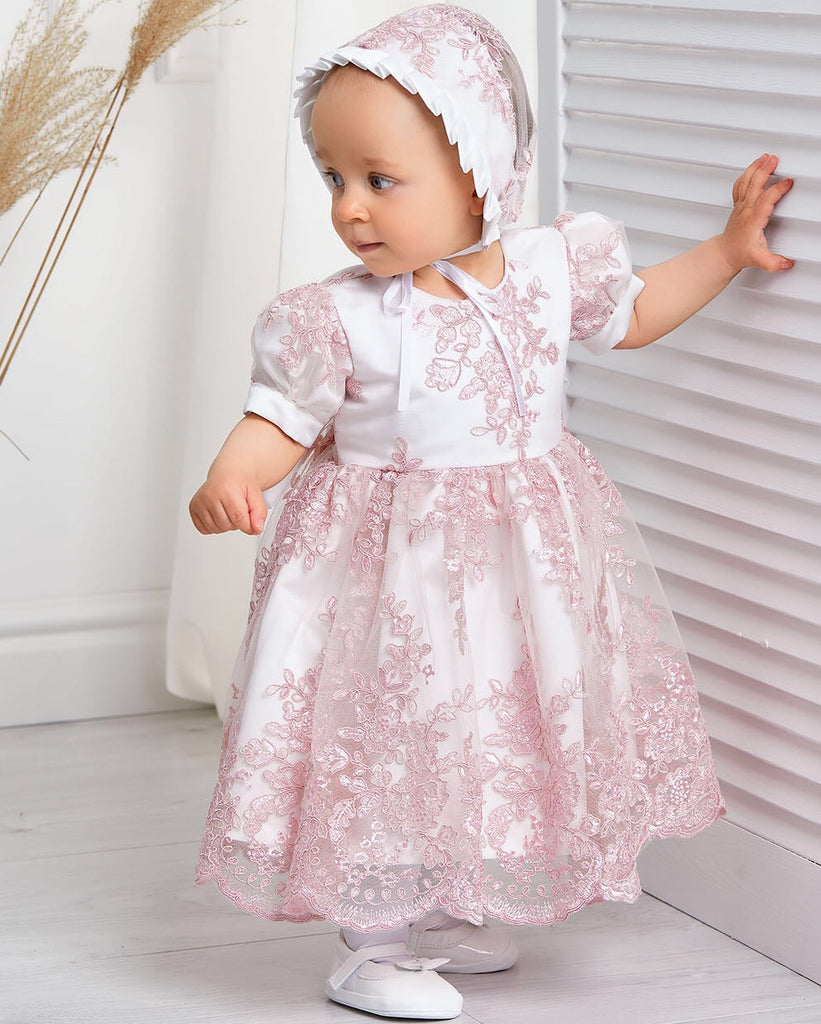 Christening Gown Baby Girl Girl Christelle