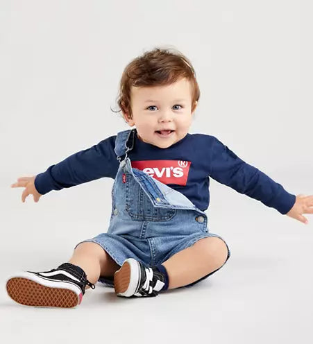 LEVIS Baby Logo T Shirt Navy