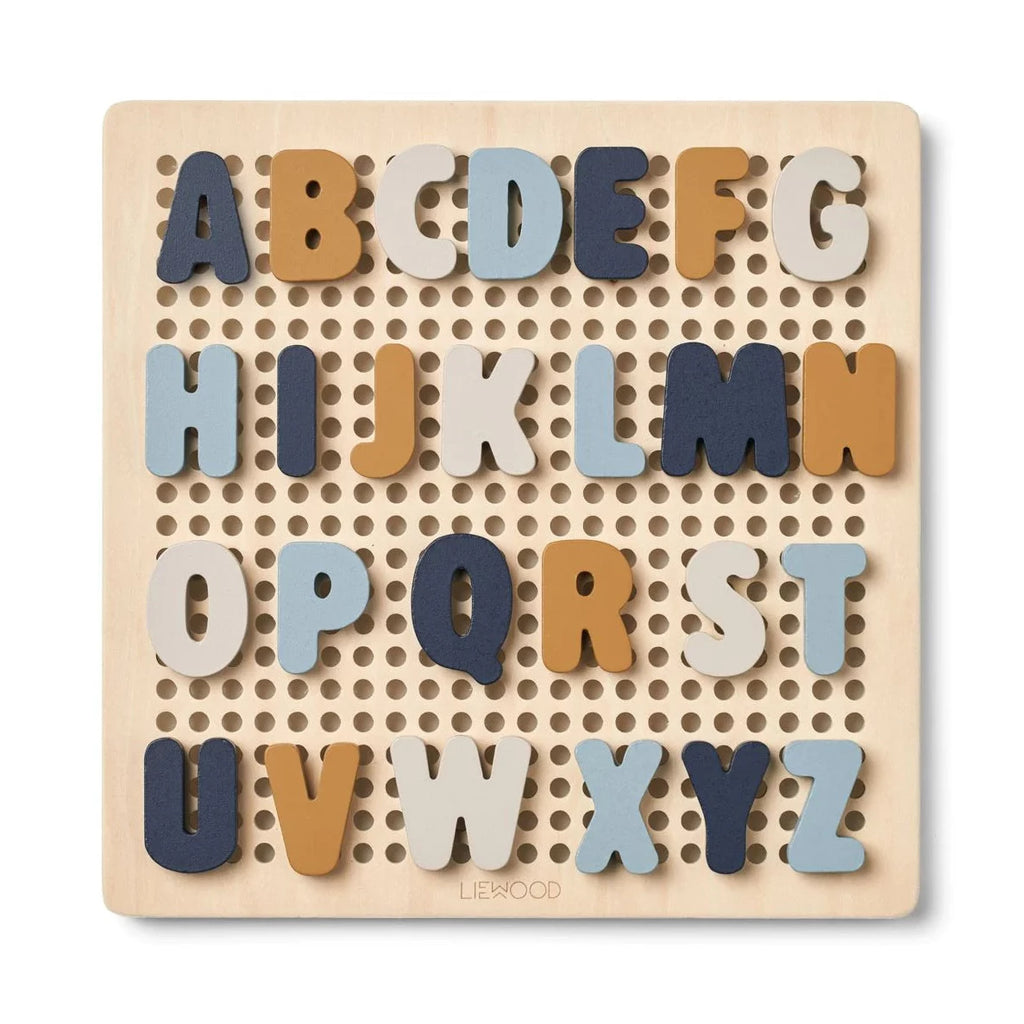 Tablero de anuncios Liewood Puzzle Alfabeto Ainsley LW17338