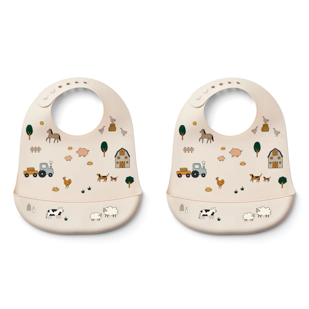 Liewood Lätzchen Tilda LW15128 2-er Set 1945 Farm Sandy