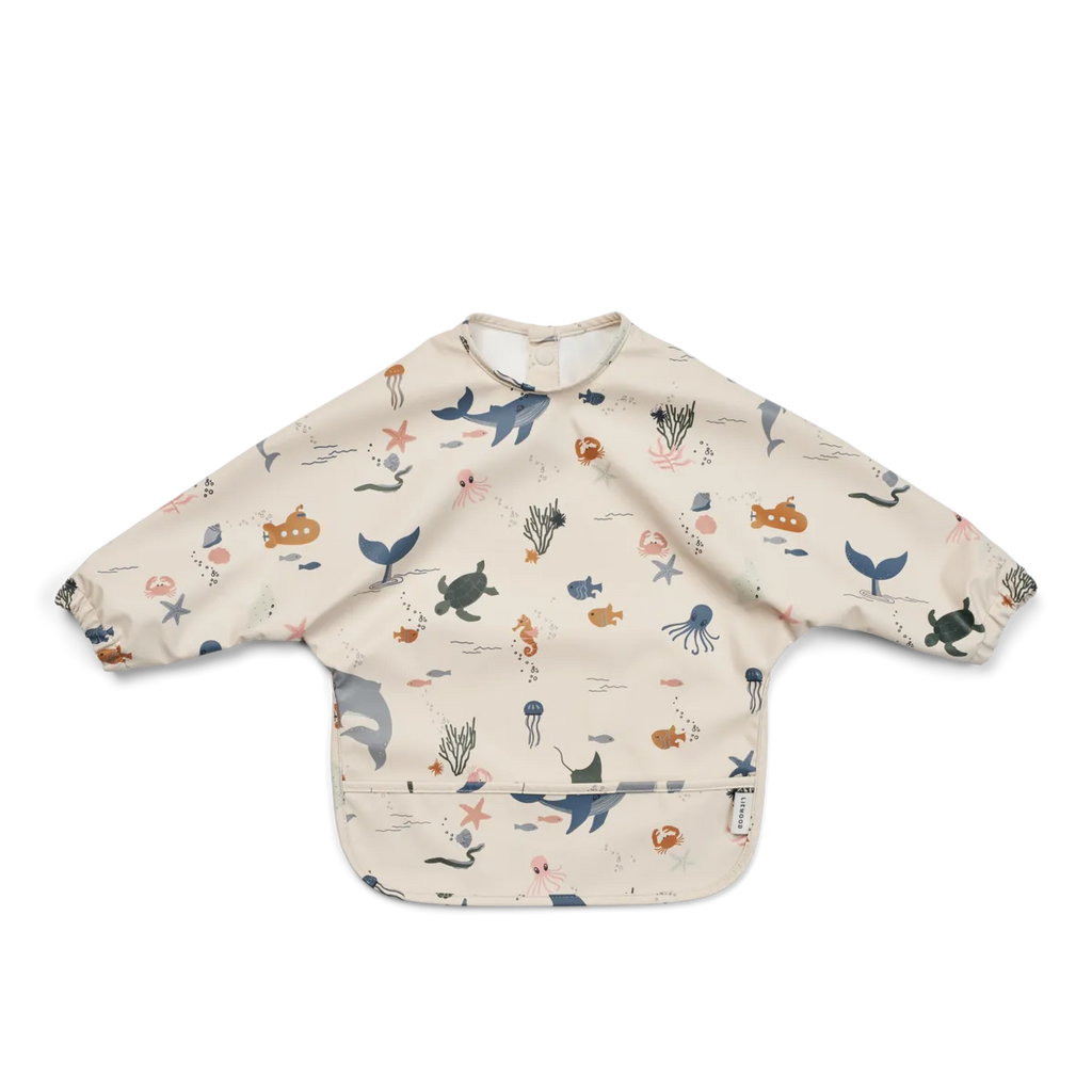 Liewood Lätzchen Merle LW14782 1032 Sea Creature Sandy BIB