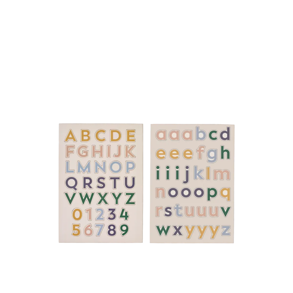 LIEWOOD - Magnete Vento Alphabet Sandy Multi Mix