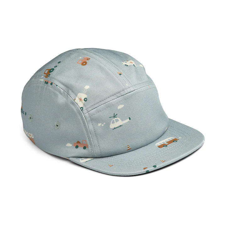 LIEWOOD - Mütze Cap Rory Vehicles Dove Blue Mix