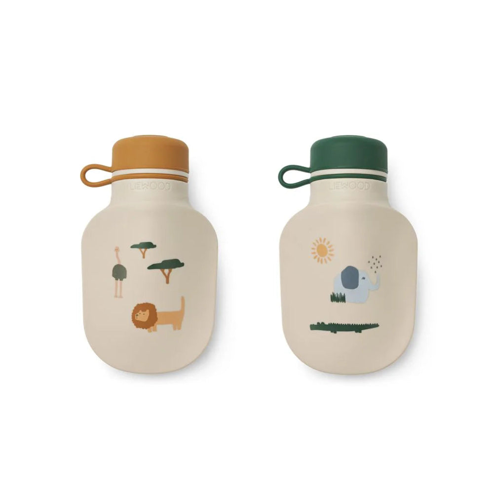 Liewood Smoothie Flasche 2er Pack LW19847 Safari Sandy Mix 1111