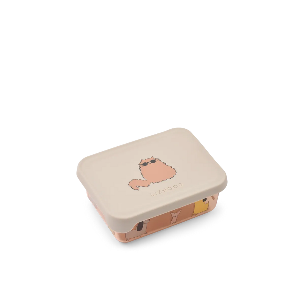 Liewood_Snackbox_Ako_Lunchbox_LW19689_Cats_and_Dogs_Sandy_2503_