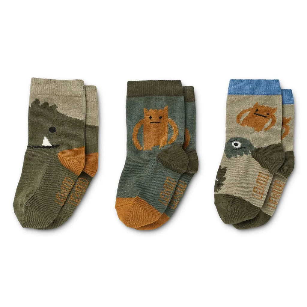 Liewood Chaussettes Monstres Silas LW15118