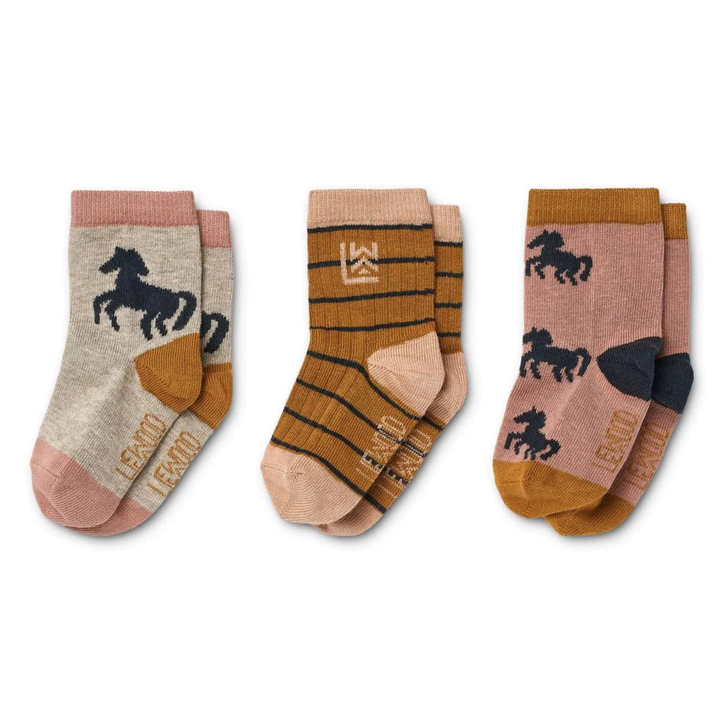 Шкарпетки Liewood Silas Horses LW15118