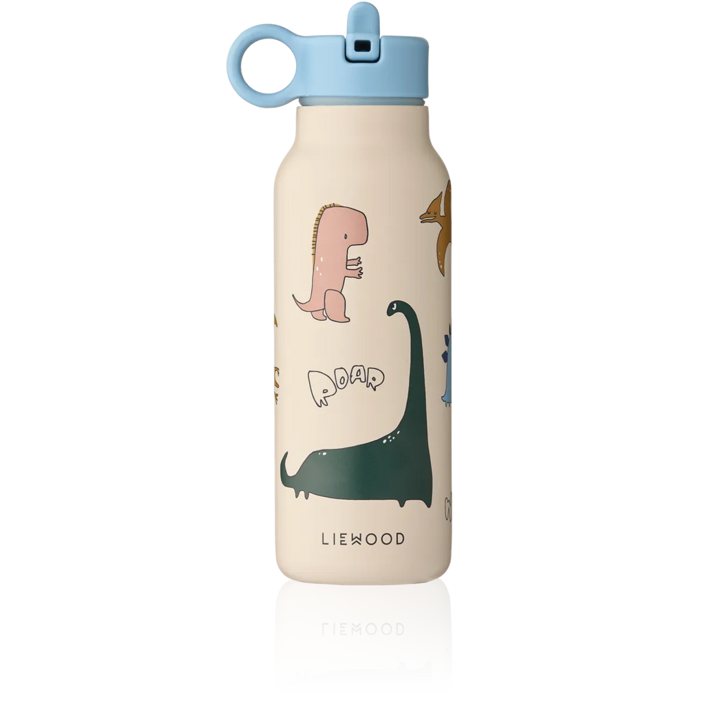 Liewood_Trinkflasche_Wasserflasche_Falk_350ml_LW19617_Dino_Roar_Sandy_2917_