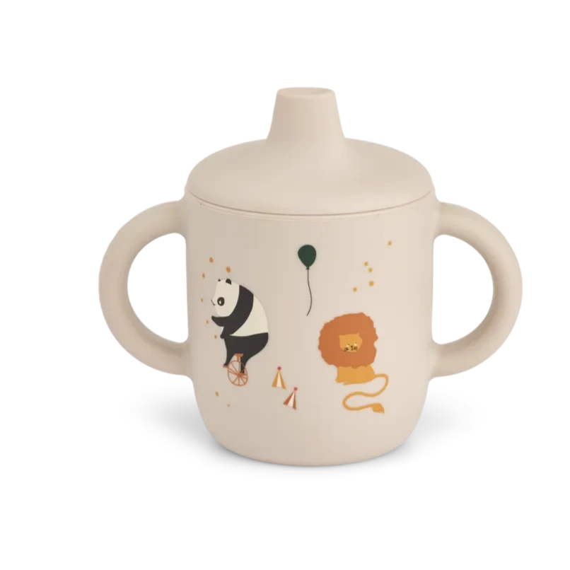 Liewood Trinkbecher Schnabeltasse Sippy Cup Neil Circus Sandy LS13060 2334