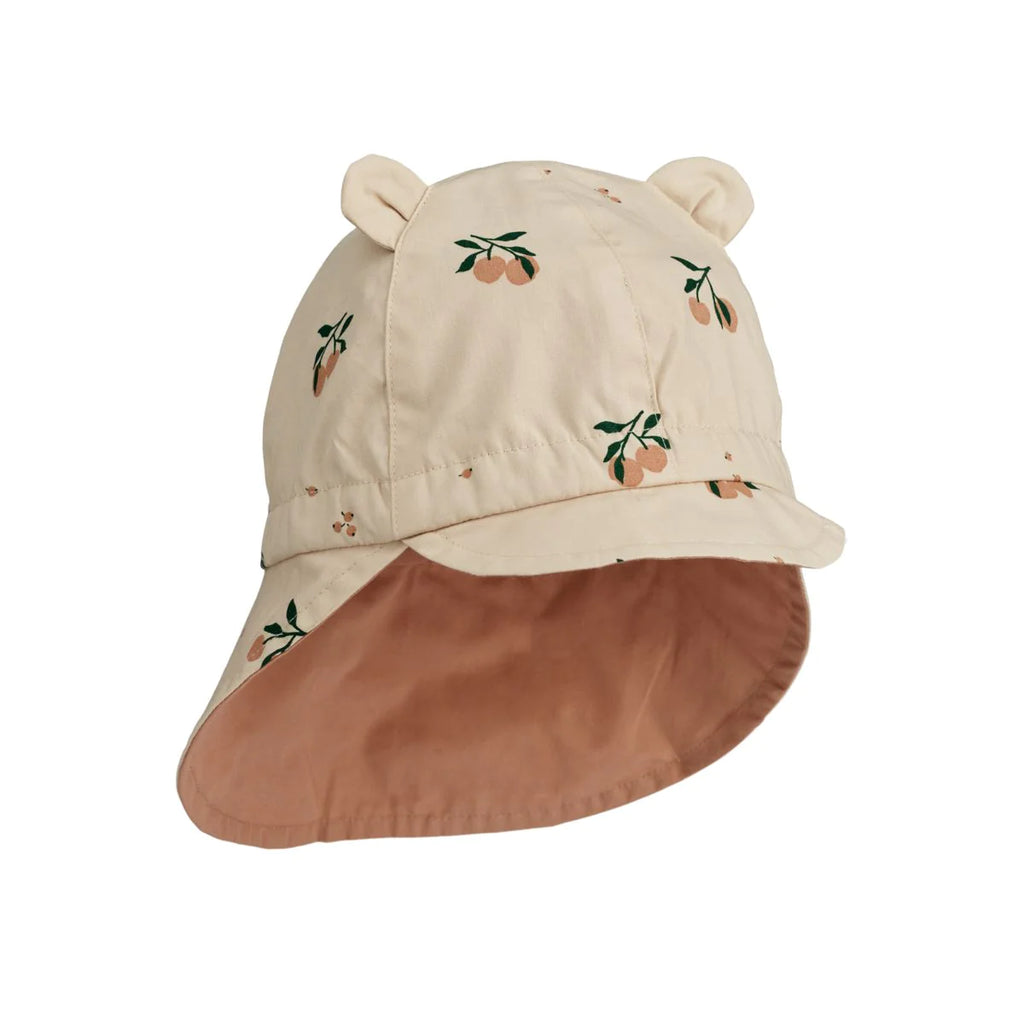 Cappello da sole reversibile Liewood Gorm LW17698 Peach Seashell / Pale Tuscany 1989