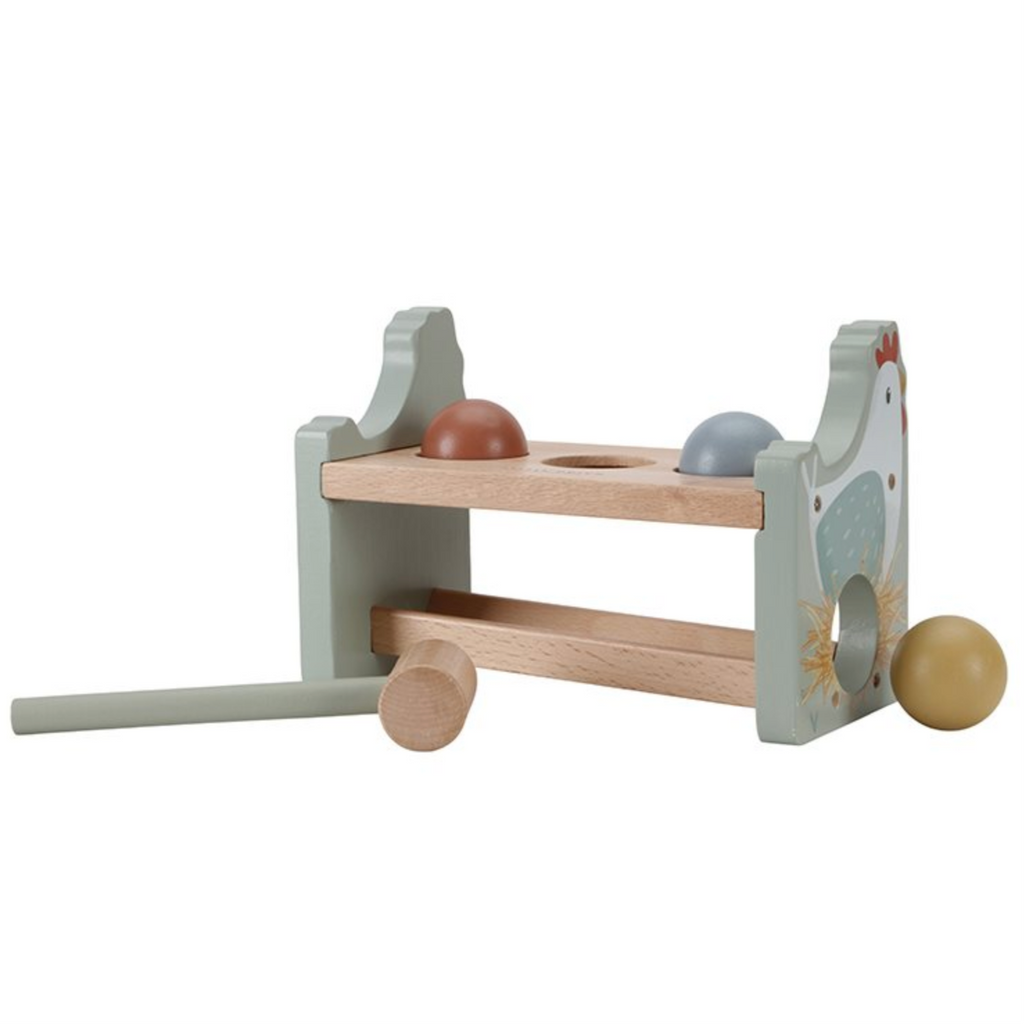 Little Dutch Banc marteau avec balles Little Farm LD7146