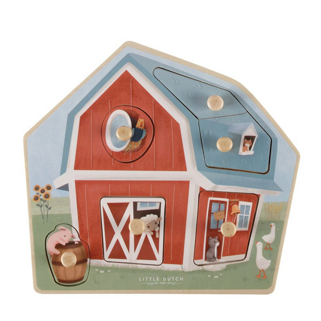 Little Dutch Holzpuzzle Little Farm LD7458