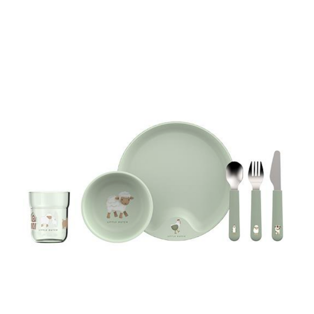 Little Dutch Kindergeschirr Set sechsteilig mio Little Farm 108041065399