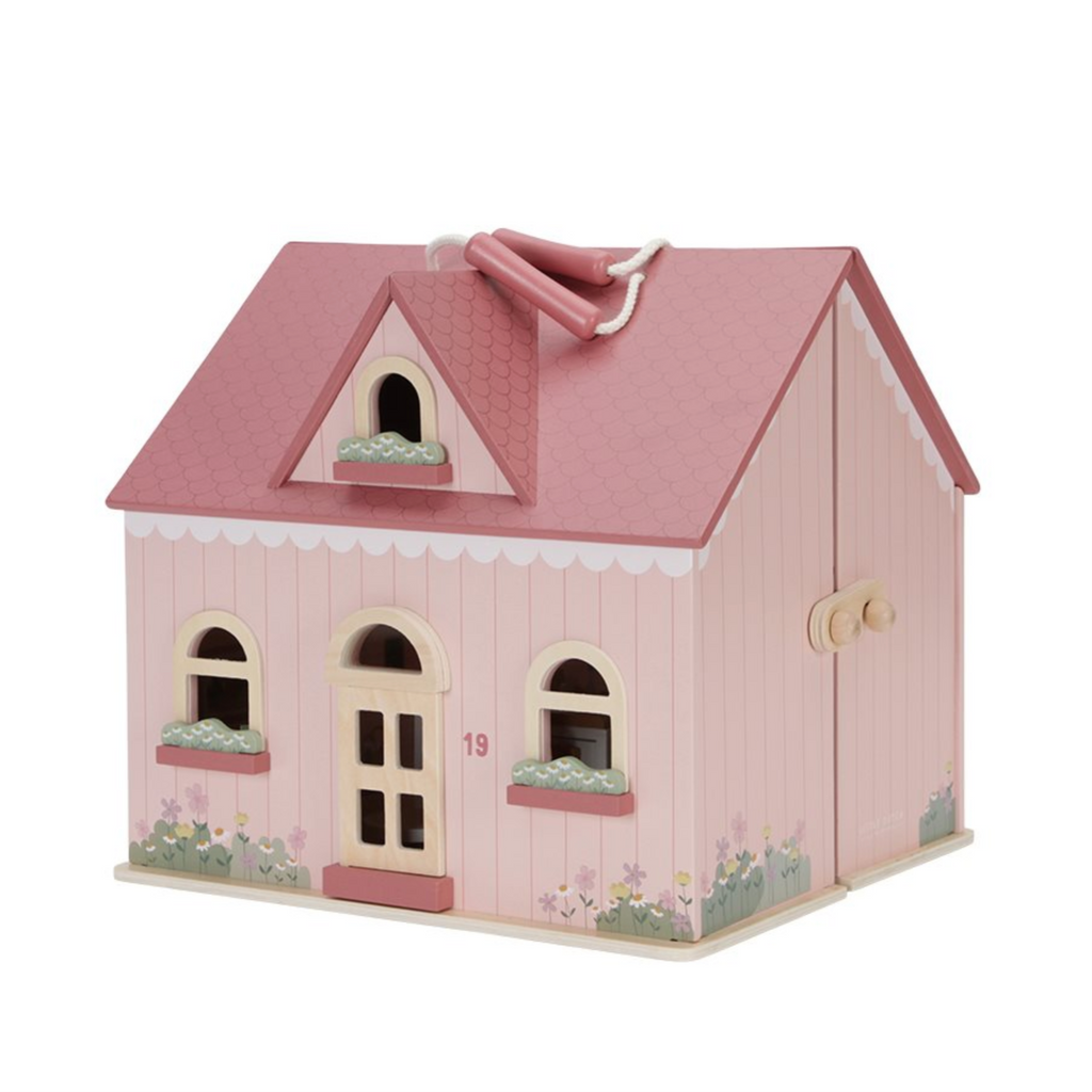 Little Dutch casa de muñecas portátil de madera LD7116