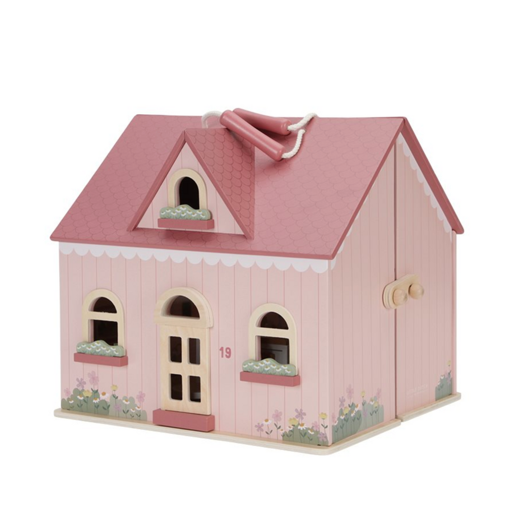 Little Dutch taşınabilir ahşap bebek evi LD7116