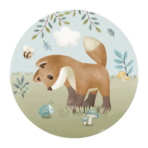 Little Dutch Kreistapete Forest Friends WD360030 Kindertimmertapeten