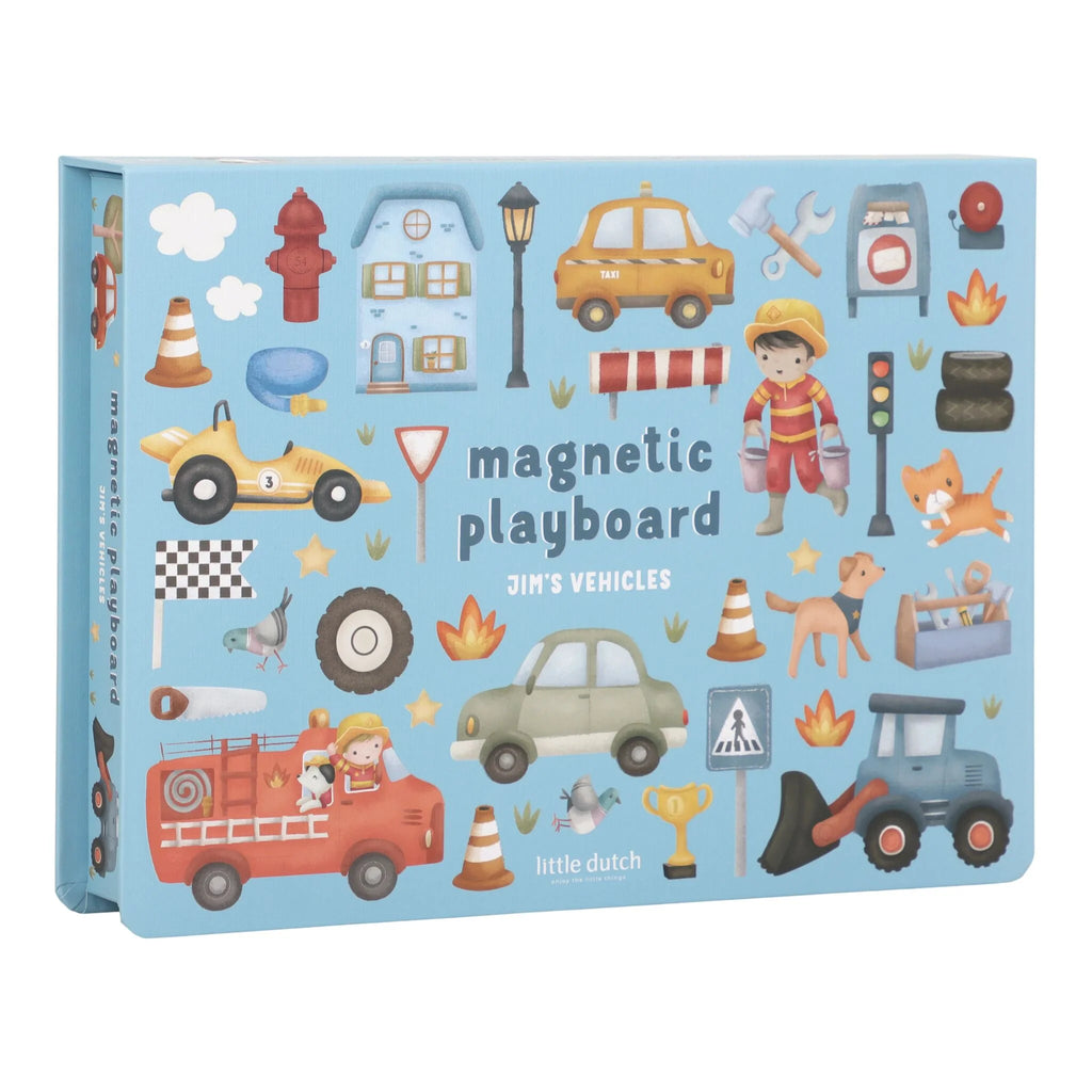 Little_Dutch_Magnettafel_Board_Jim_s_Fahrzeuge_LD4786_