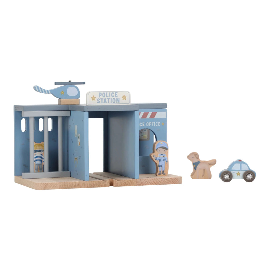 Little_Dutch_Polizeistation_LD2539_Eisenbahn_blau_