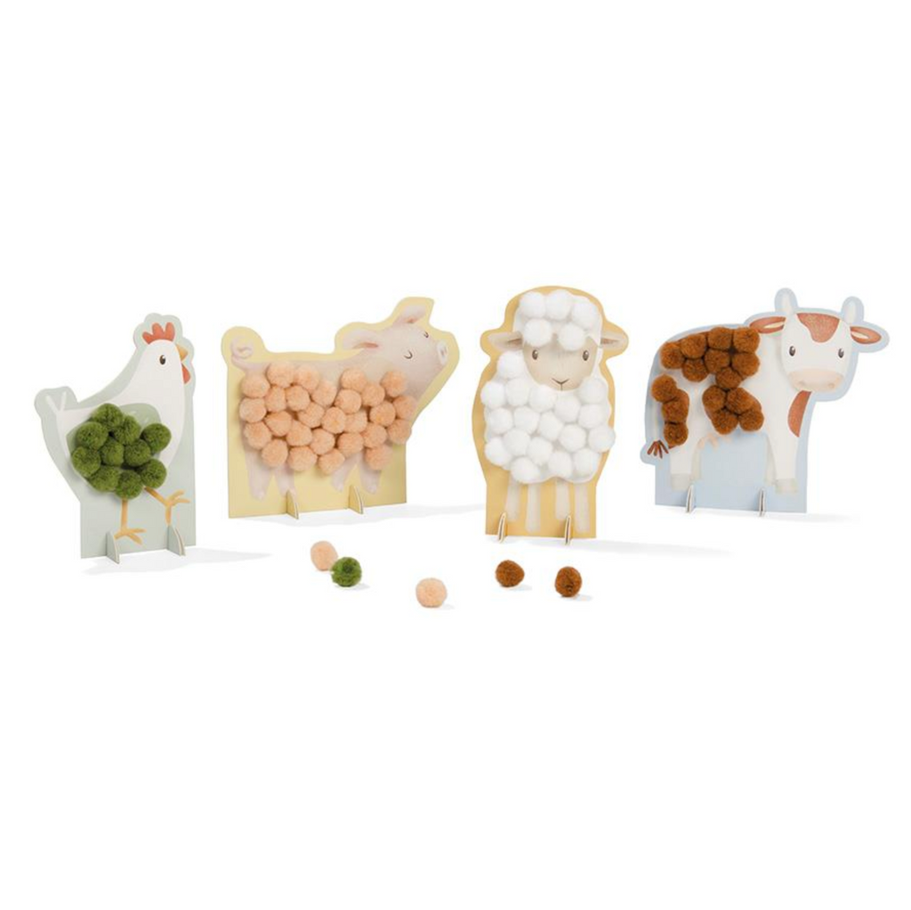 Little Dutch Kit de bricolage à pompons Little Farm 125667