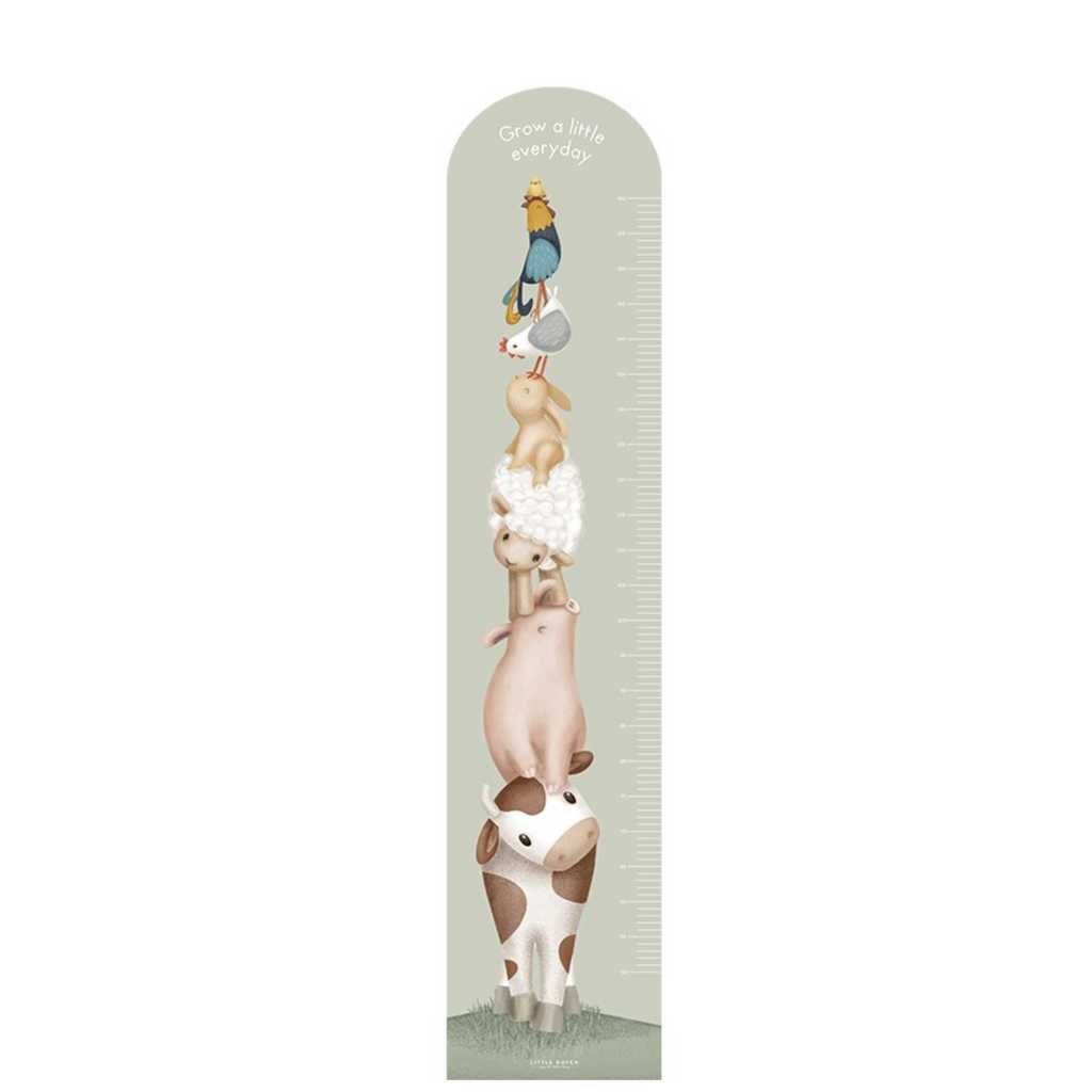 Little Dutch Wachstumstabelle Messlatte Wandsticker Wandaufkleber Little Farm WD450022
