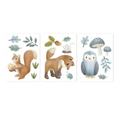 Little Dutch Wandaufkleber Forest Friends WD340030