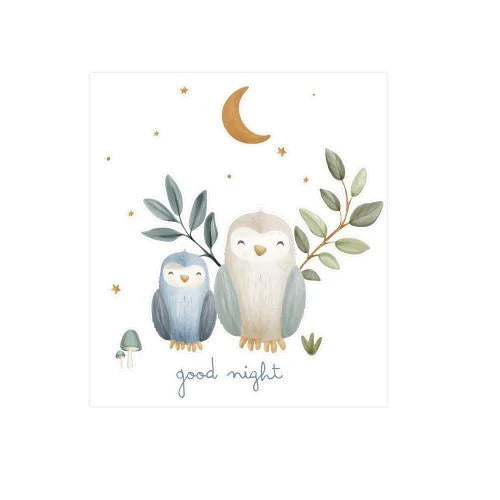 Little Dutch Wandaufkleber Good Night Forest Friends WD370030