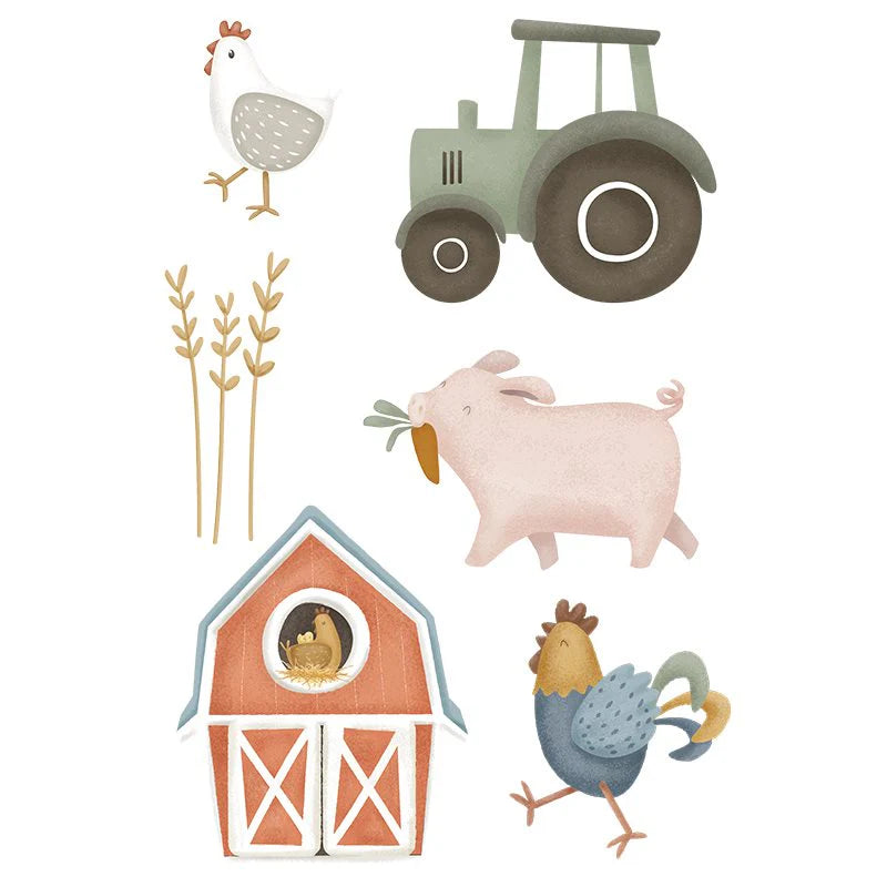 Little Dutch Wandaufkleber Little Farm WD340022