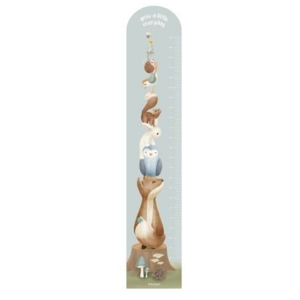 Little Dutch Wandaufkleber Messlatte Wachstumstabelle Chart Forest  Friends WD454030