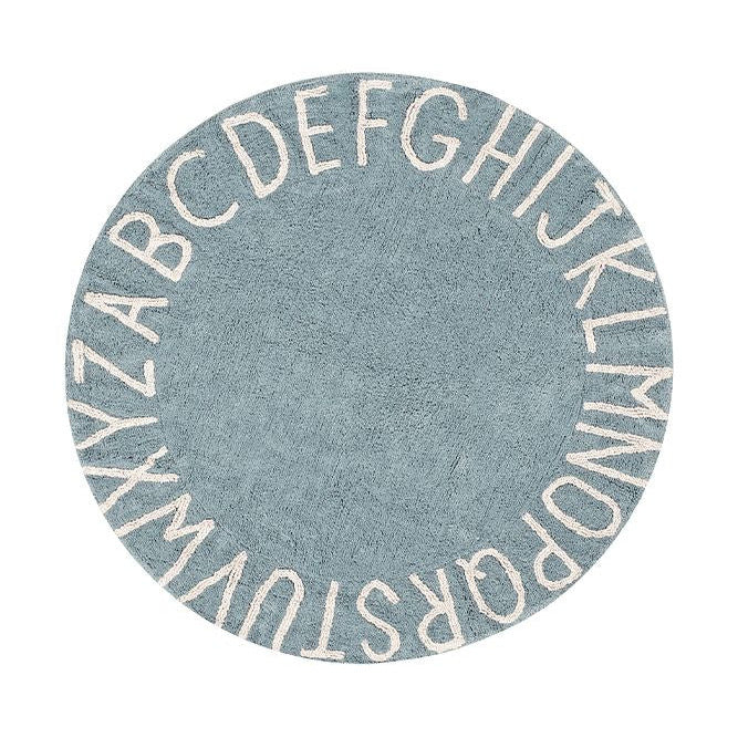 Lorena_Canals_waschbarer_Spielteppich_ABC_rund_blau_washable