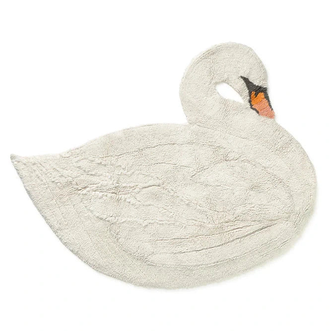 Lorena_Canals_waschbarer_Teppich_Schwan