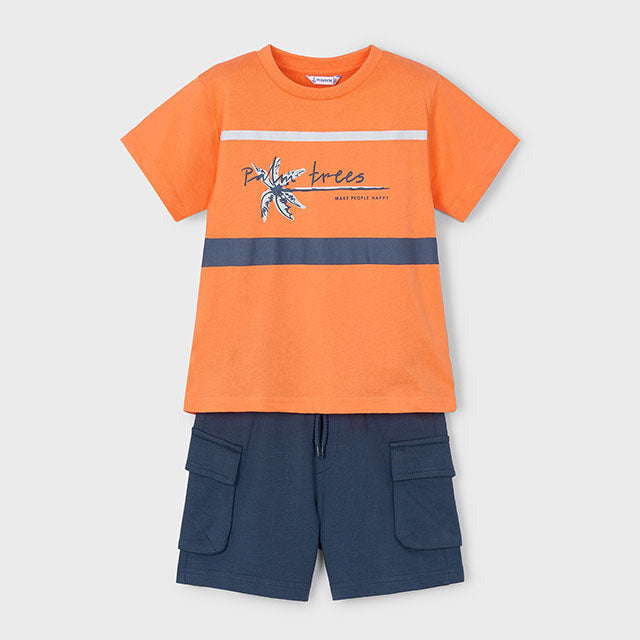 Mayoral Boy Set Shirt und Cargo Shorts 3605