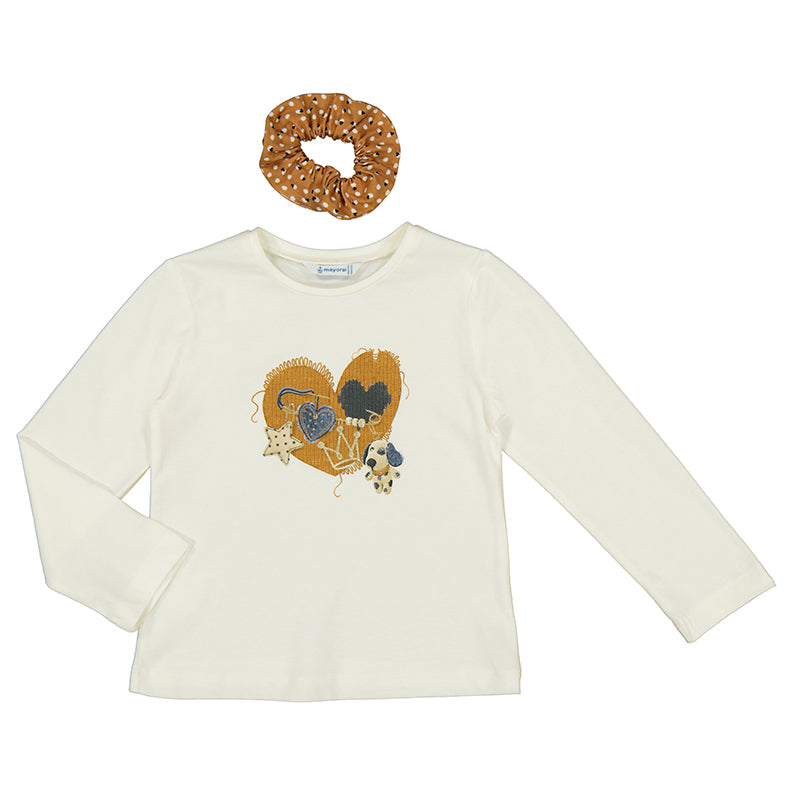 Mayoral T-Shirt Girl mit Haargumme 4069