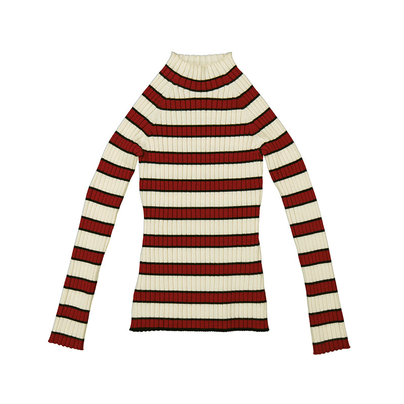 Mayoral Pullover mit Stehkragen Trikot 7001 052 Kirsch