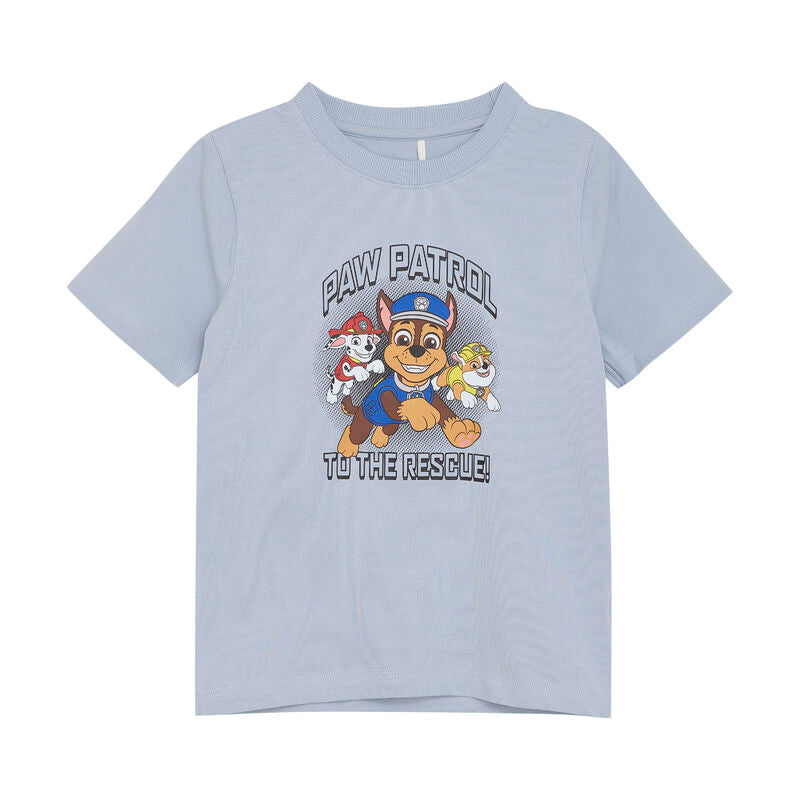 Minymo T-Shirt kurzarm Paw Patrol zur Rettung 6689 Blue Fog 7871