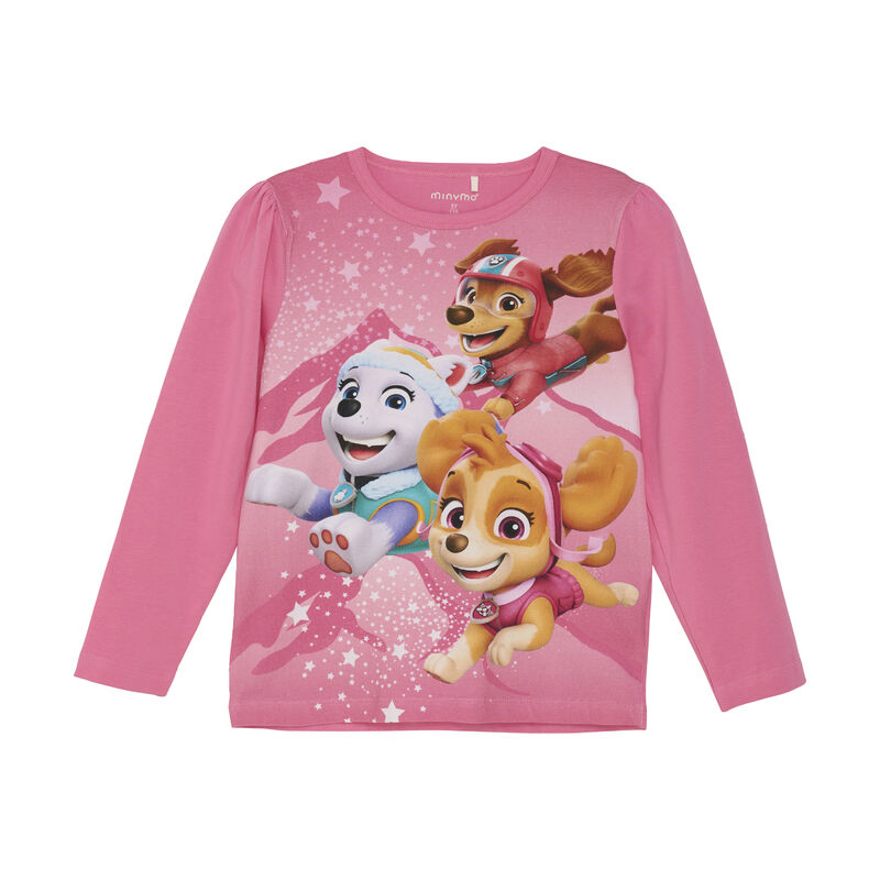 Minymo T-Shirt paw patrol Girl 6700 5870 Azalea Pink