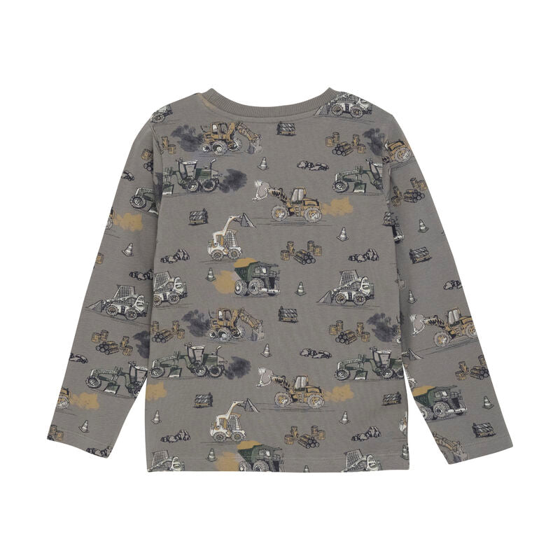 Minymo Sweatshirt Boy Bagger 133702 Gargoyle 1503