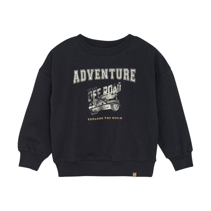 Minymo Sweatshirt Boy Adventure 133710 Dark Navy 9078
