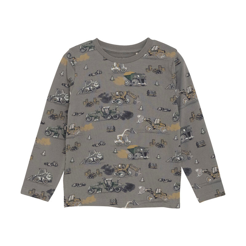 Minymo Sweatshirt Boy Bagger 133702 Gargoyle 1503