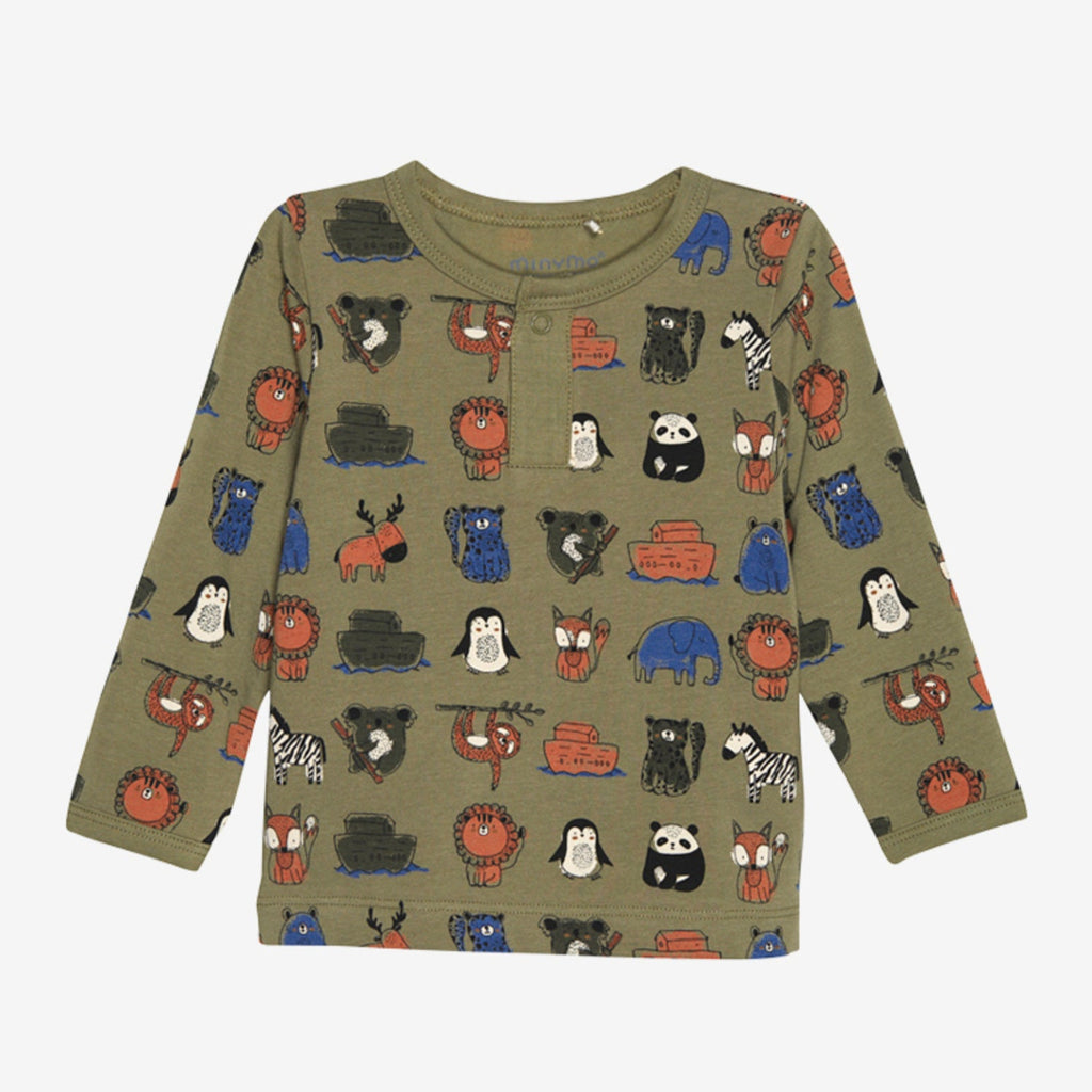 Camiseta Minymo manga larga con animales 113258