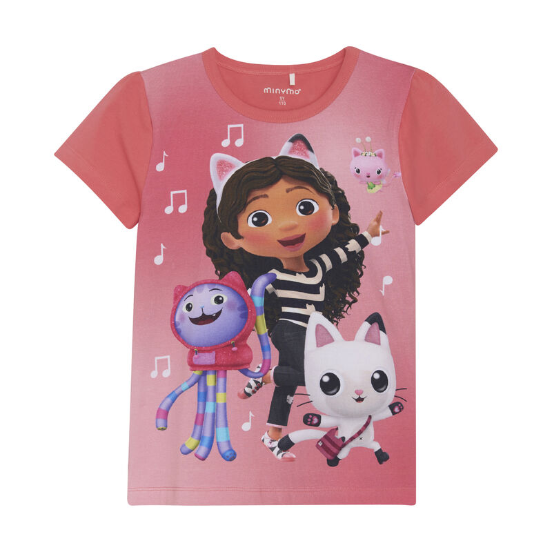 Minymo T-Shirt Girl kurzarm 6703 5780 calypso coral