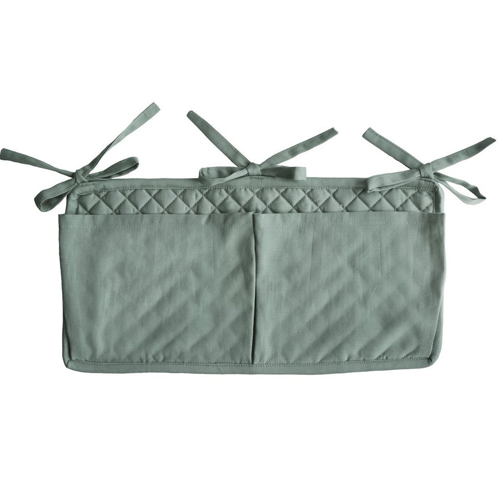 Mushie Aufbewahrungstasche Babybett roman green 2240156