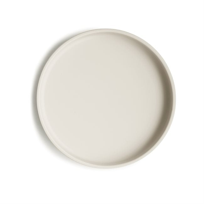 Mushie Silikonteller Babyteller ivory 100210