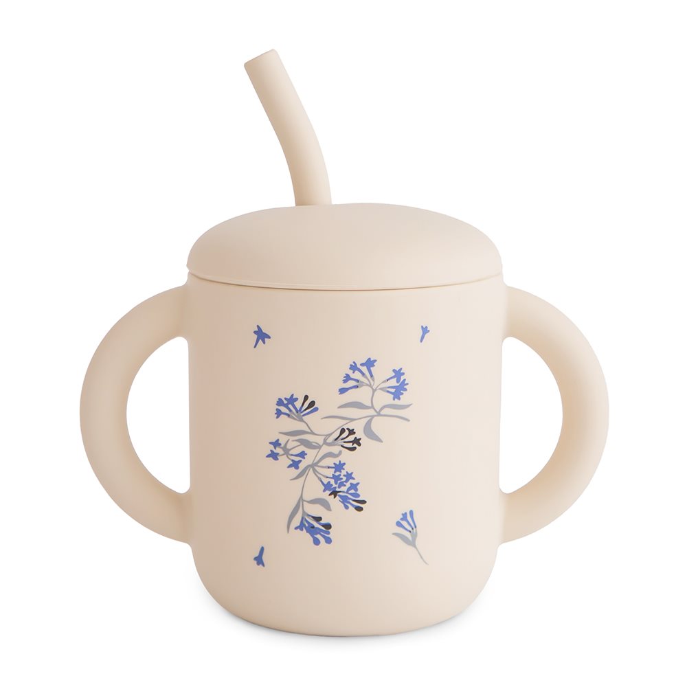 Mushie_Trinkbecher_mit_Strohhalm_Lilac_Flowers_102091